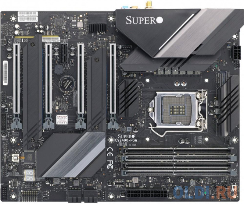 

Материнская плата Supermicro MBD-C9Z490-PGW-O Socket 1200 Z490 4xDDR4 4xPCI-E 16x 1xPCI-E 1x 4 ATX Retail