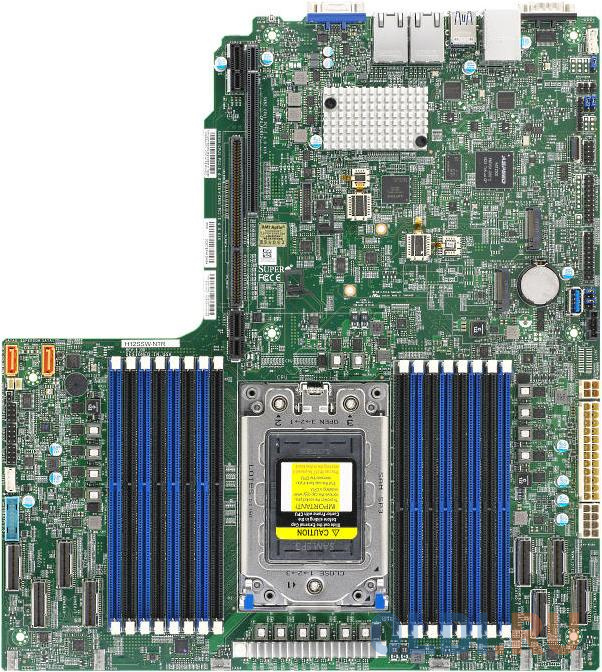 

Плата материнская SuperMicro MB Single AMD EPYC™ 7002 Series/4TB Registered ECC/1 PCI-E 4.0 x32L/1 PCI-E 4.0 x16R/M.2,12 native 4 NVMe ,2 SATA3/2x 10G