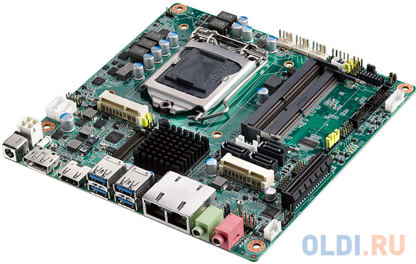AIMB-285G2-00A2E Advantech Mini-ITX, Supports Intel  7th   6th Gen Core  i processor (LGA1151) with Intel H110, with DP/HDMI/VGA, 2 COM, Dual