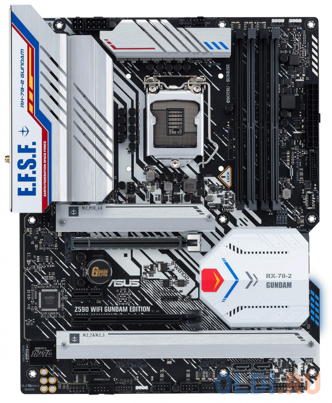 

Материнская плата ASUS Z590 WIFI GUNDAM EDITION