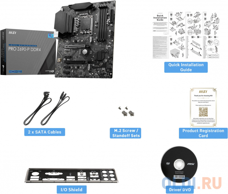 Материнская плата MSI PRO Z690-P DDR4 фото
