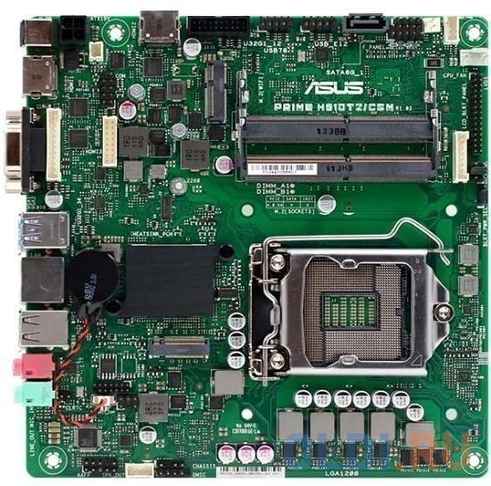 Материнская плата ASUS PRIME H510T2/CSM-SI asus prime b550m k argb socket am4 b550 2 ddr4 dp hdmi sata3 raid audio gb lan usb 3 2 usb 2 0 com 1 header w o cable matx 90mb1gc0 m