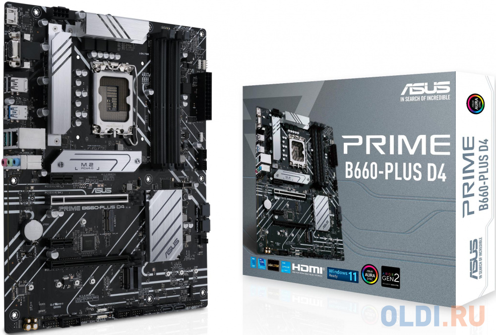 Материнская плата ASUS PRIME B660-PLUS D4 фото