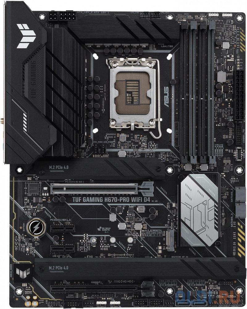 Материнская плата ASUS TUF GAMING H670-PRO WIFI D4