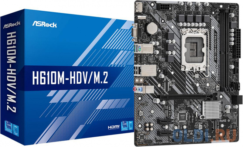 Материнская плата ASRock H610M-HDV/M.2 фото