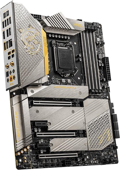 MEG Z590 ACE GOLD EDITION MS-7D04\\MEG Z590 ACE GOLD EDITION\\601-7D04-030,21\\801-7D04-009\\MEG Z590ACE GOLD EDITION,Z590,LGA1200,4DDR4,3PCI-Ex16,2PC фото