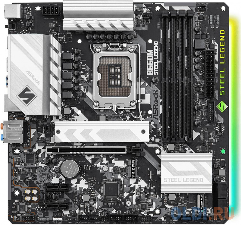 

Материнская плата Asrock B660M STEEL LEGEND Soc-1700 Intel B660 4xDDR4 mATX AC`97 8ch(7.1) 2.5Gg RAID+HDMI+DP