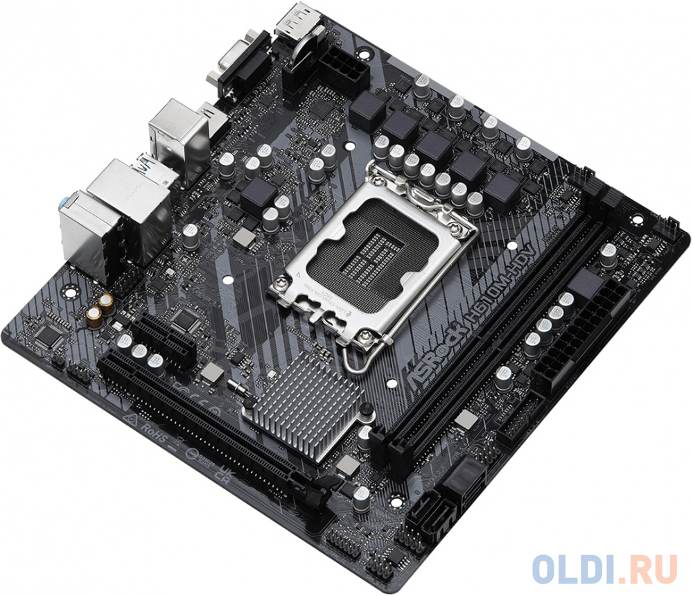 Материнская плата ASRock H610M-HDV фото