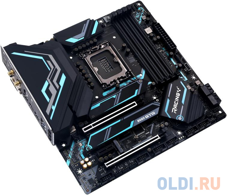 B660GTQ, Socket 1700, Intel®B660, 4xDDR4-3200, DVI-D+HDMI+DP, 2xPCI-Ex16, 1xPCI-Ex1, 4xSATA3(RAID 0/1/5/10), 2xM.2, 8Ch Audio, 1x2.5 GLan, WiFi, (2+4) фото