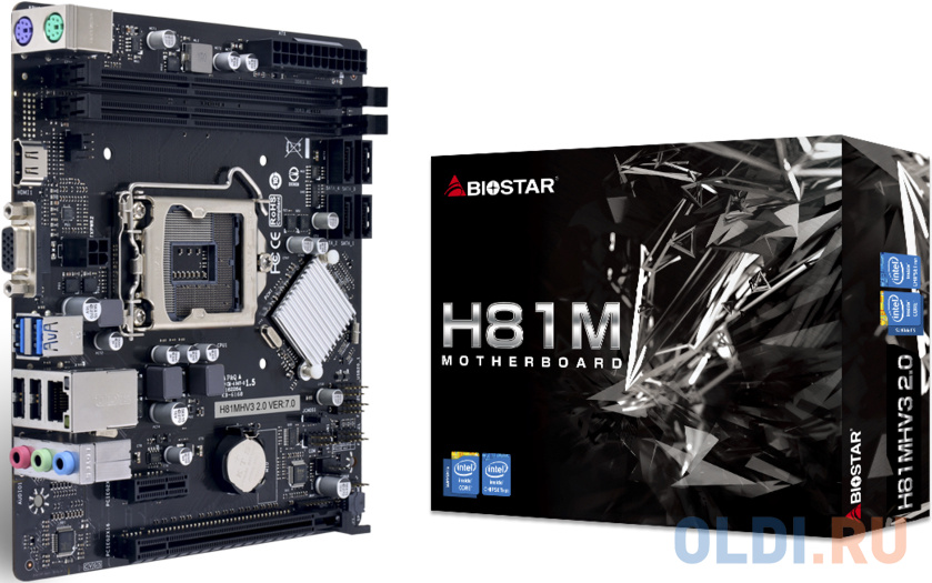 Материнская плата BIOSTAR H81MHV3 фото