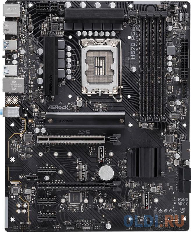 Материнская плата ASRock H670 PG Riptide фото