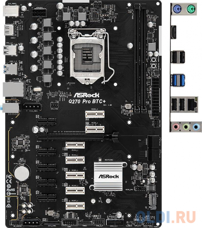 

Материнская плата ASRock Q270 PRO BTC+