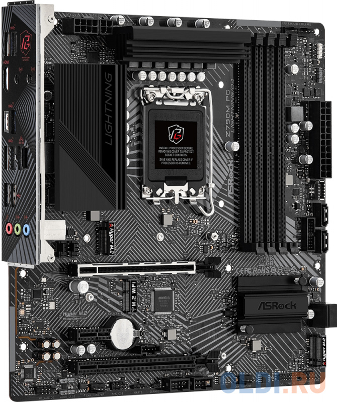 Материнская плата ASRock Z790M PG LIGHTNING/D4 фото