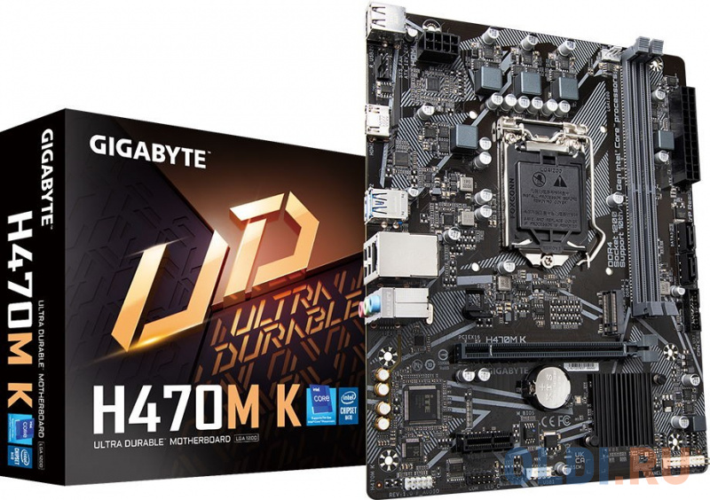 Материнская плата GigaByte H470M K фото