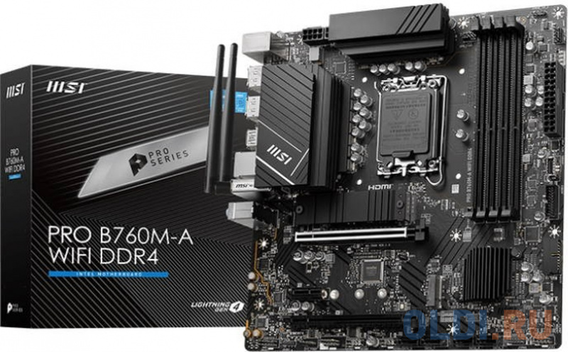 Материнская плата MSI PRO B760M-A WIFI DDR4 фото