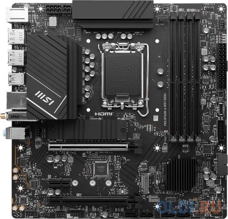 Материнская плата MSI PRO B760M-A WIFI DDR4 фото