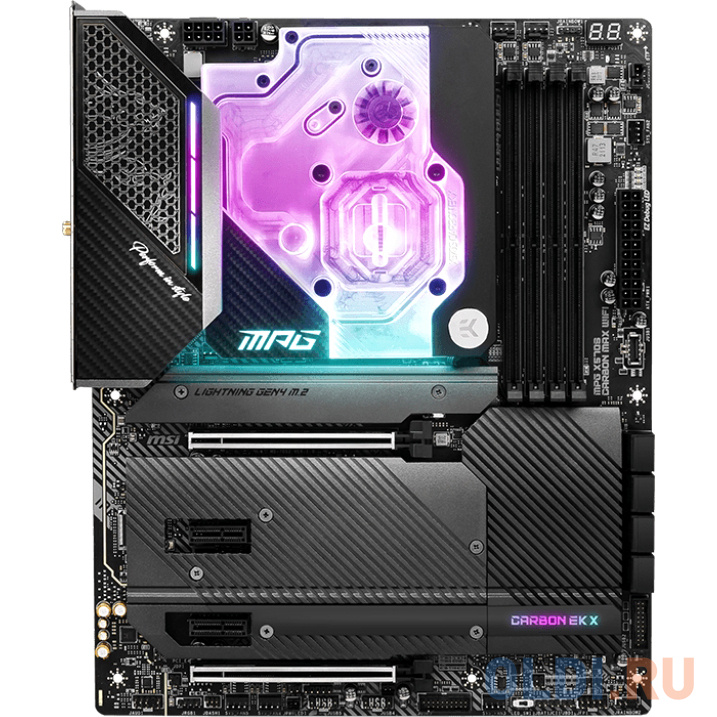 

Материнская плата AMD X570 SAM4 ATX MPG X570S CARBON EK X MSI AM4, AMD X570, 4xDDR4-3200 МГц, 2xPCI-Ex16, 4xM.2, Standard-ATX