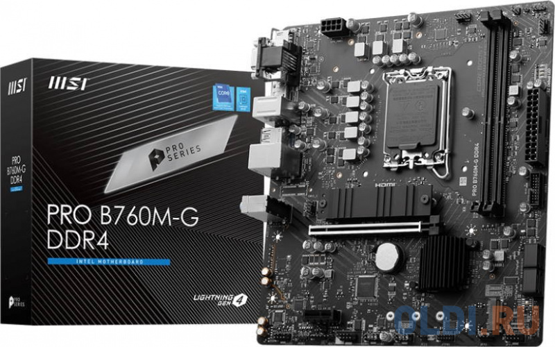 Материнская плата MSI PRO B760M-G DDR4 фото