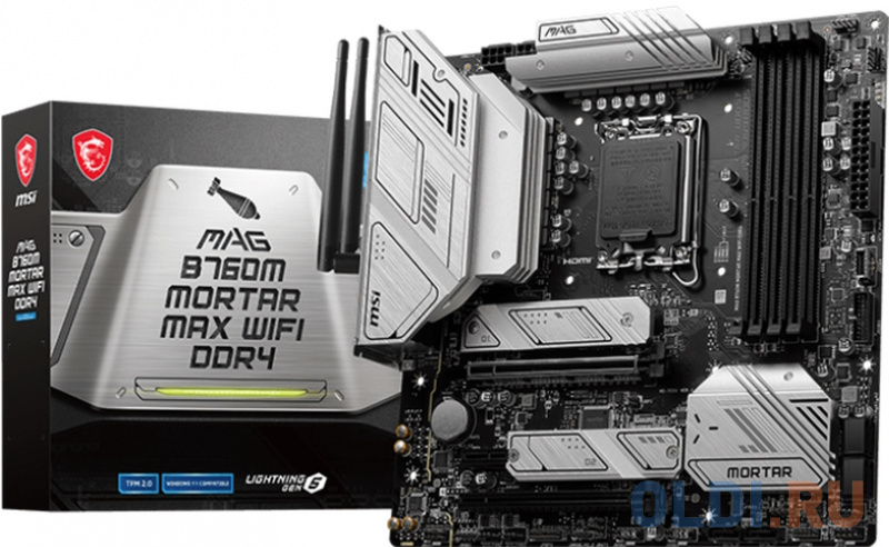 Материнская плата MSI MAG B760M MORTAR MAX WIFI DDR4 фото