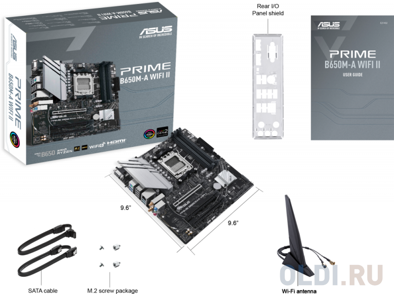 Материнская плата ASUS PRIME B650M-A WIFI II фото