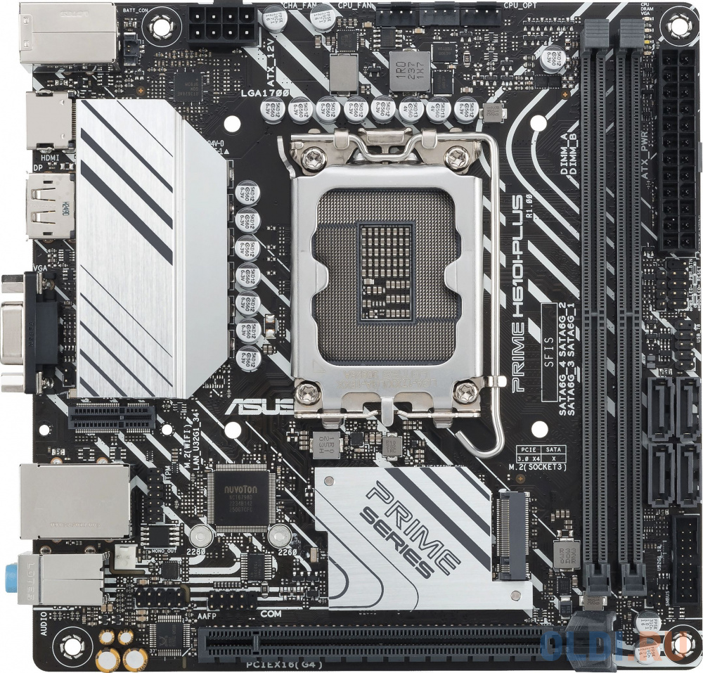   Asus PRIME H610I-PLUS-CSM Soc-1700 Intel H610 2xDDR5 mini-ITX AC`97 8ch(7.1) GbLAN+VGA+HDMI+DP