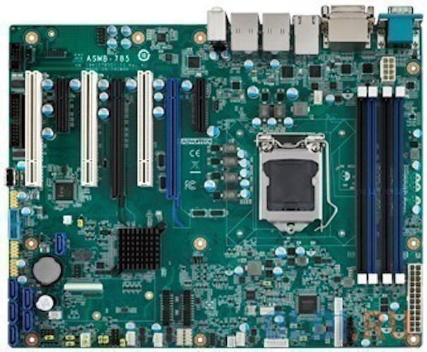 ASMB-785G4 (ASMB-785G4-00A1E), Advantech Socket LGA1151 для Intel Xeon E3-1200 v5/v6 and 6th/7th Generation Core i7/i5/i3 processors, 4xDDR4 DIMM, VGA