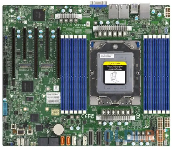 Материнская плата SuperMicro MBD-H13SSL-N-B AMD EPYC UP platform with socket SP5 CPU, SoC, 12x Bulk - фото 1