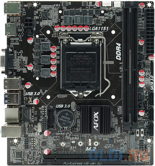

Материнская плата AFOX motherboard intel B250, INTEL Socket 1151, Micro-ATX