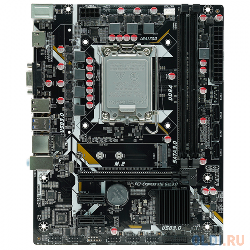 

Материнская плата Afox IH610D4-MA5-V2 Motherboard H610 giga lan Micro-ATX