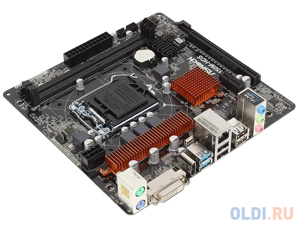 Asrock h110m hds подключение