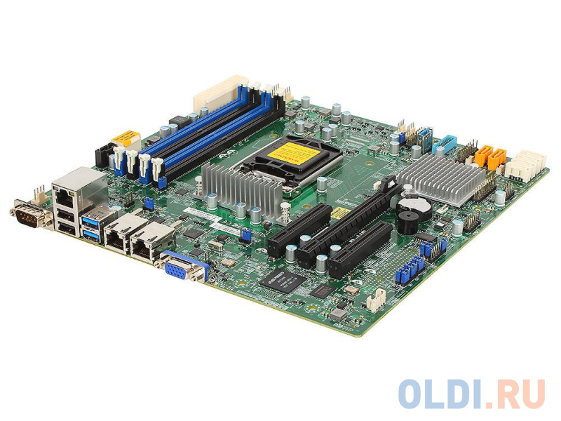 

Мат плата Supermicro MBD-X11SSL-F-O uATX, LGA1151, Intel C232, 4xDDR4, 6xSATA, 2xGbE, IPMI, VGA