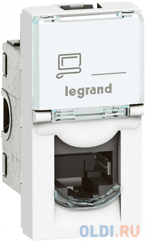 

Розетка Legrand Mosaic 1 А белый 76552