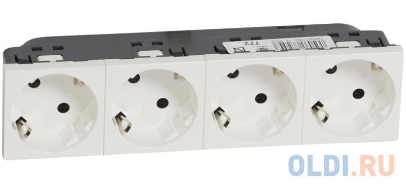 

Розетка Legrand Mosaic 16 А белый 77254