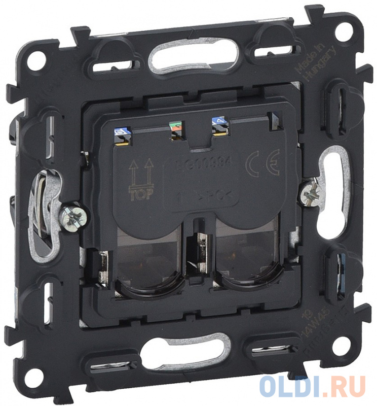 

Розетка Legrand Valena In'Matic двойная RJ-45 UTP кат.5е 753041