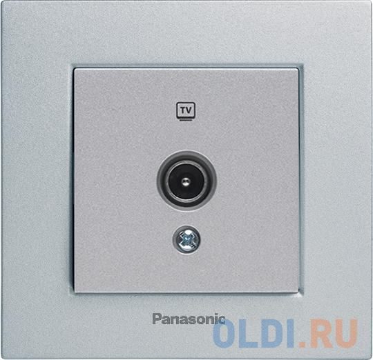 

Механизм розетки PANASONIC WKTT0452-2SL-RES Karre Plus TV проходная 12dB серебро