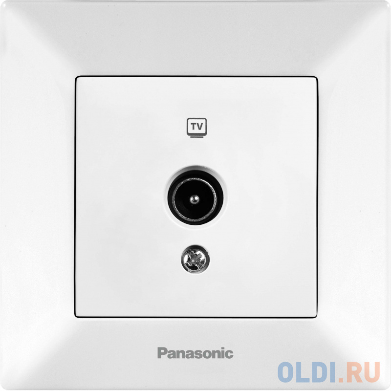 

Розетка PANASONIC WMTC0452-2WH-RES Arkedia TV проходная 12dB белая