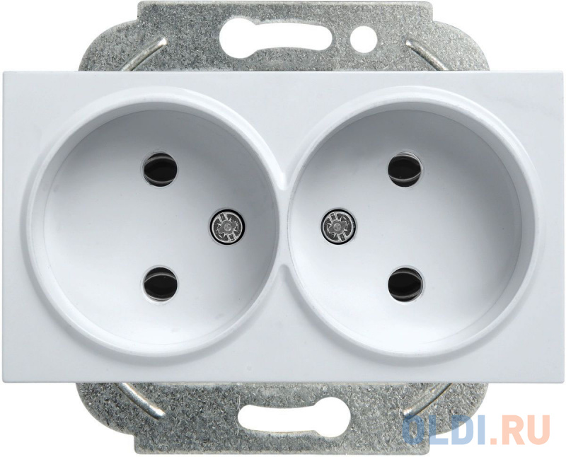 

Механизм розетки PANASONIC WKTT0204-2SL-RES Karre Plus 2-я б/з серебро