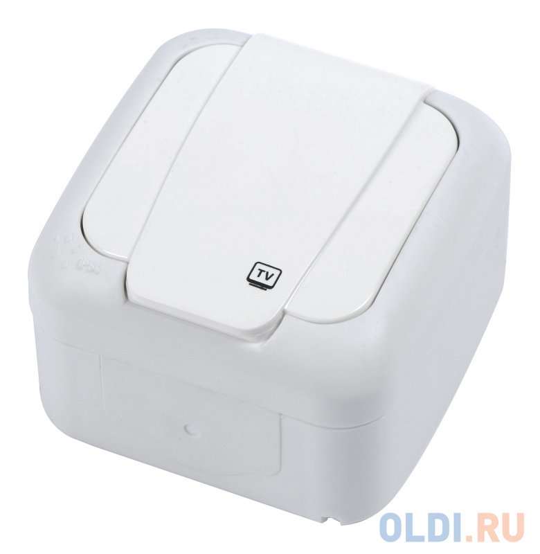 

Розетка телевизионная Panasonic Palmiye (90555410-RU) откр. IP54 белый (упак.:1шт)
