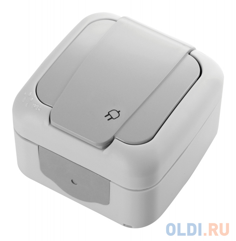 

Розетка силовая Panasonic Palmiye (90555508-RU) откр. зазем. IP54 серый (упак.:1шт)