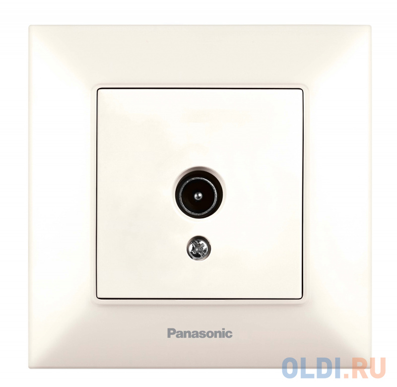 

Розетка телевизионная Panasonic Arkedia Slim (WNTC04512BG-RU) скрыт. IP20 бежевый (упак.:1шт)