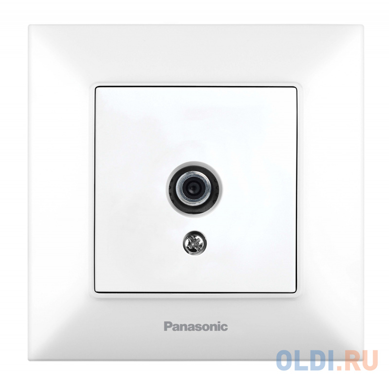 

Розетка телевизионная Panasonic Arkedia Slim (WNTC04522WH-RU) скрыт. IP20 белый (упак.:1шт)