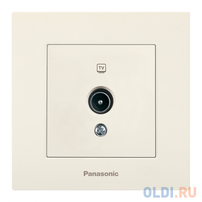 

Розетка телевизионная Panasonic Karre Plus (WKTC04522BG-RU) скрыт. IP20 бежевый (упак.:1шт)