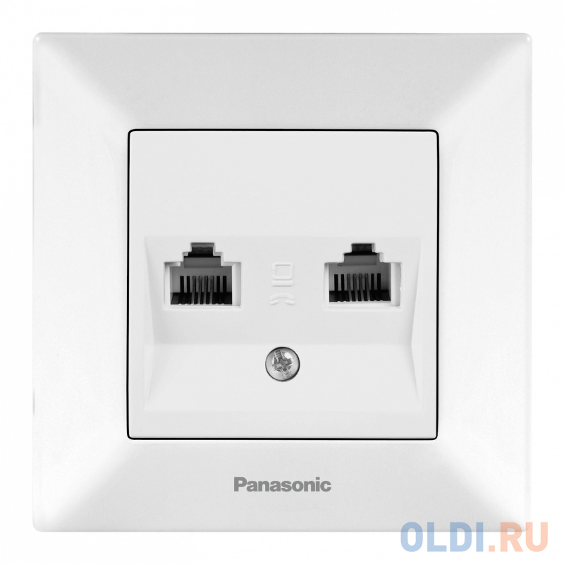 

Розетка телефонная Panasonic Arkedia (WMTC04032WH-RU) скрыт. IP20 белый (упак.:1шт)