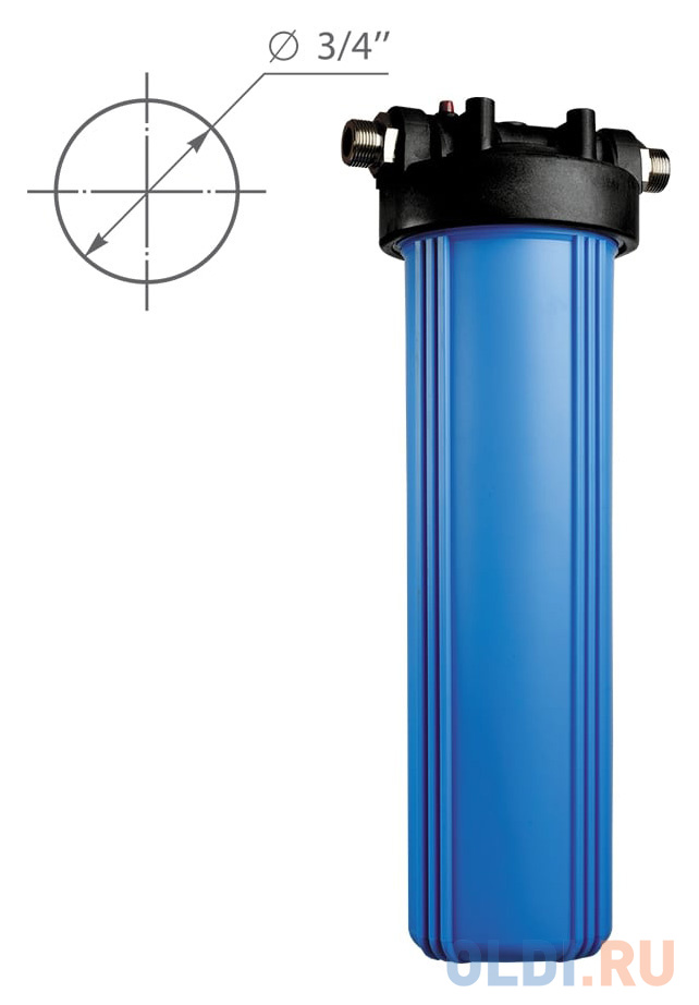 Корпус водоочистителя Барьер Профи BB 20 для проточных фильтров Н560Р02 - фото 1