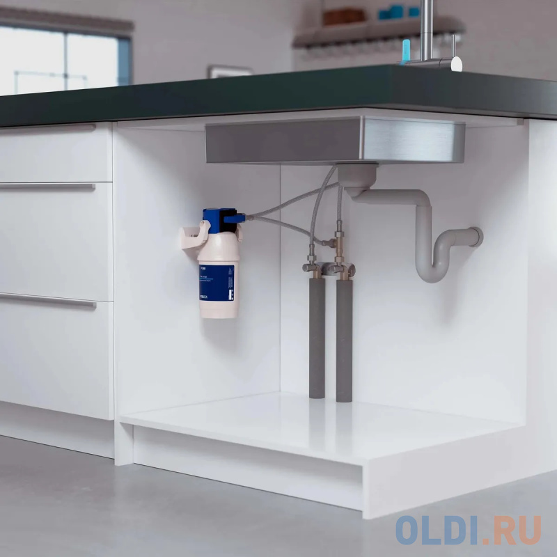 Водоочиститель Brita MyPure P1 + круглый смеситель белый/синий фото