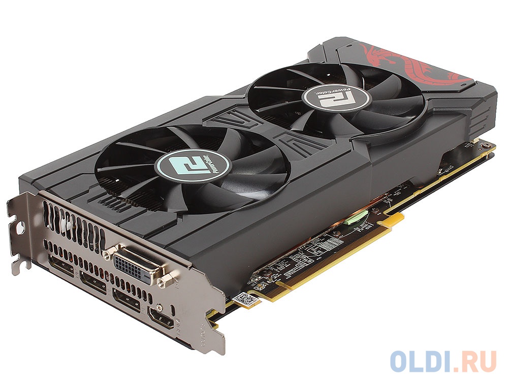 Powercolor rx 570 4gb red dragon разбор