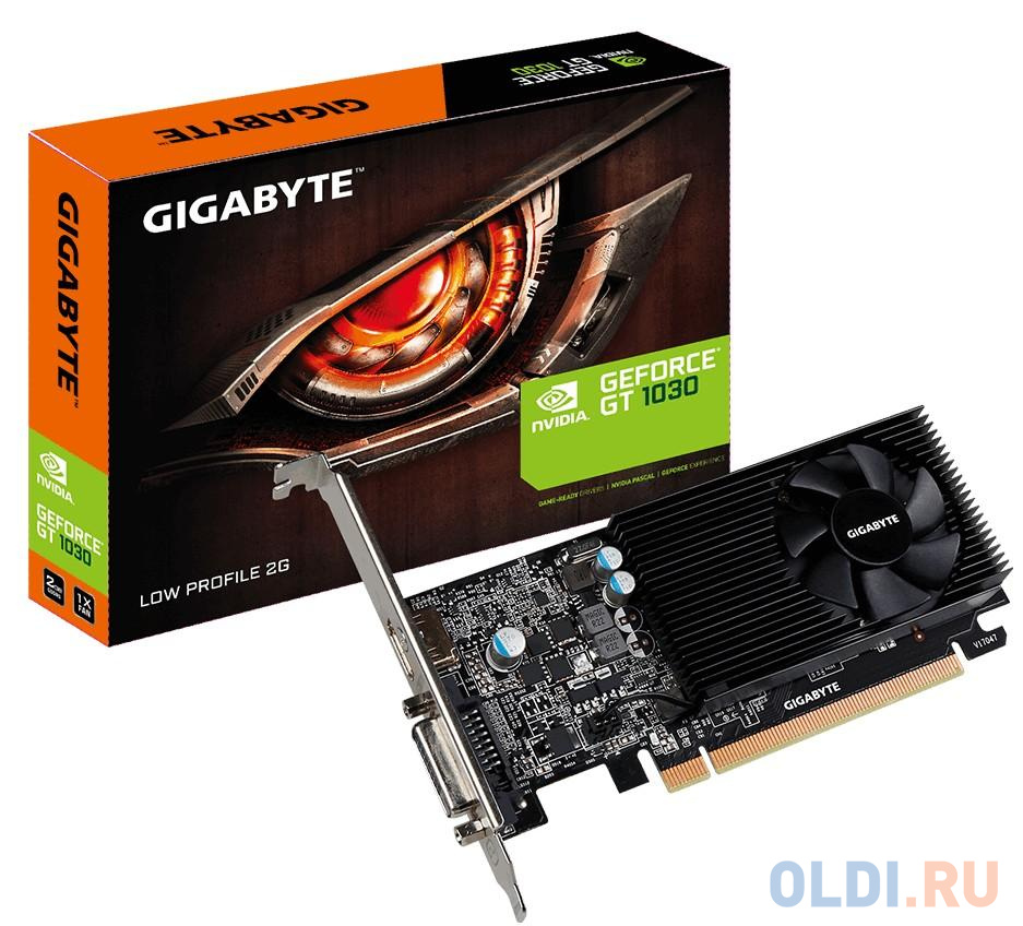 Видеокарта GigaByte GeForce GT 1030 GV-N1030D5-2GL 2048Mb от OLDI