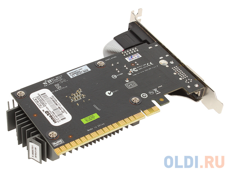 Видеокарта InnoVISION GeForce GT 710 N710-1SDV-E3BX 2048Mb Видеокарта InnoVISION GeForce GT 710 N710-1SDV-E3BX 2048Mb фото