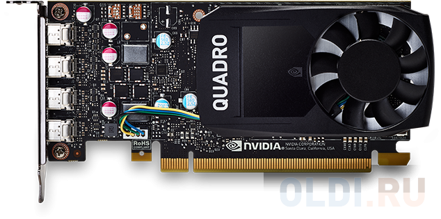 

Видеокарта PNY Quadro P620 VCQP620BLK-5 2048Mb