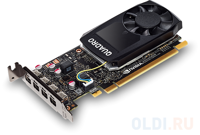 

Видеокарта PNY Quadro P1000 VCQP1000-SB PCI-E 4096Mb GDDR5 128 Bit Bulk